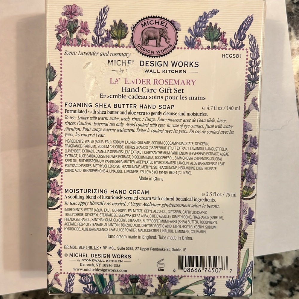 Lavender Rosemary Hand Care Gift Set - Picture 2 of 2